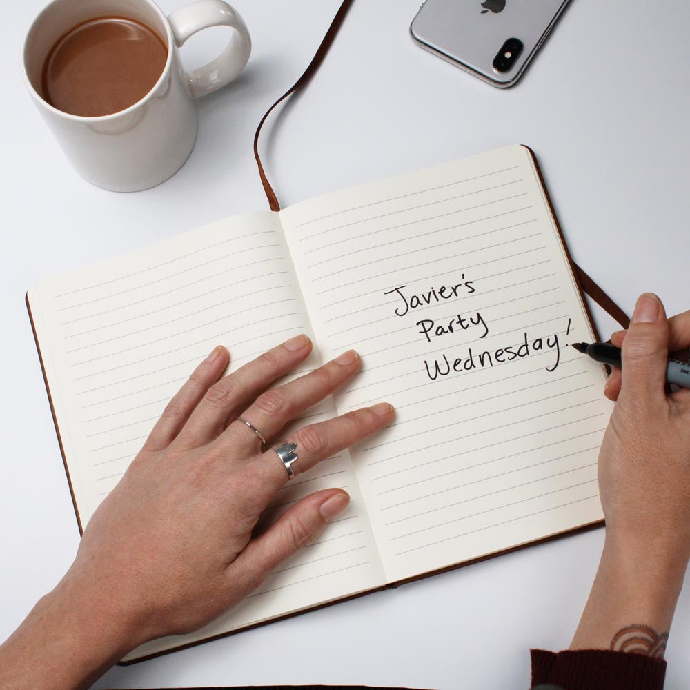 Personalized "You Believed" Graduation Graphic Leather Journal