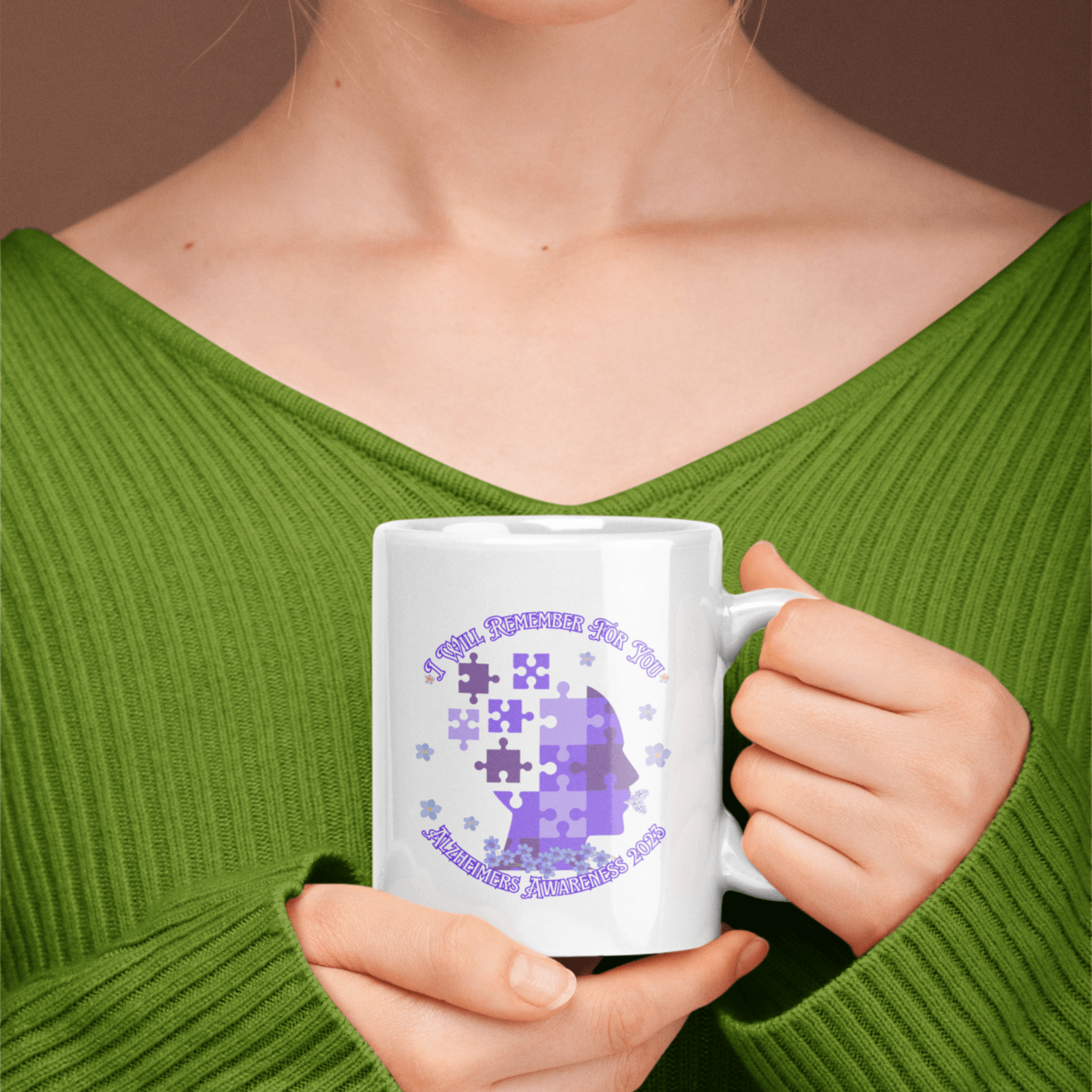 I Will Remember For You - Alzheimers Awareness Mug - ALL4THEGIFTOFIT