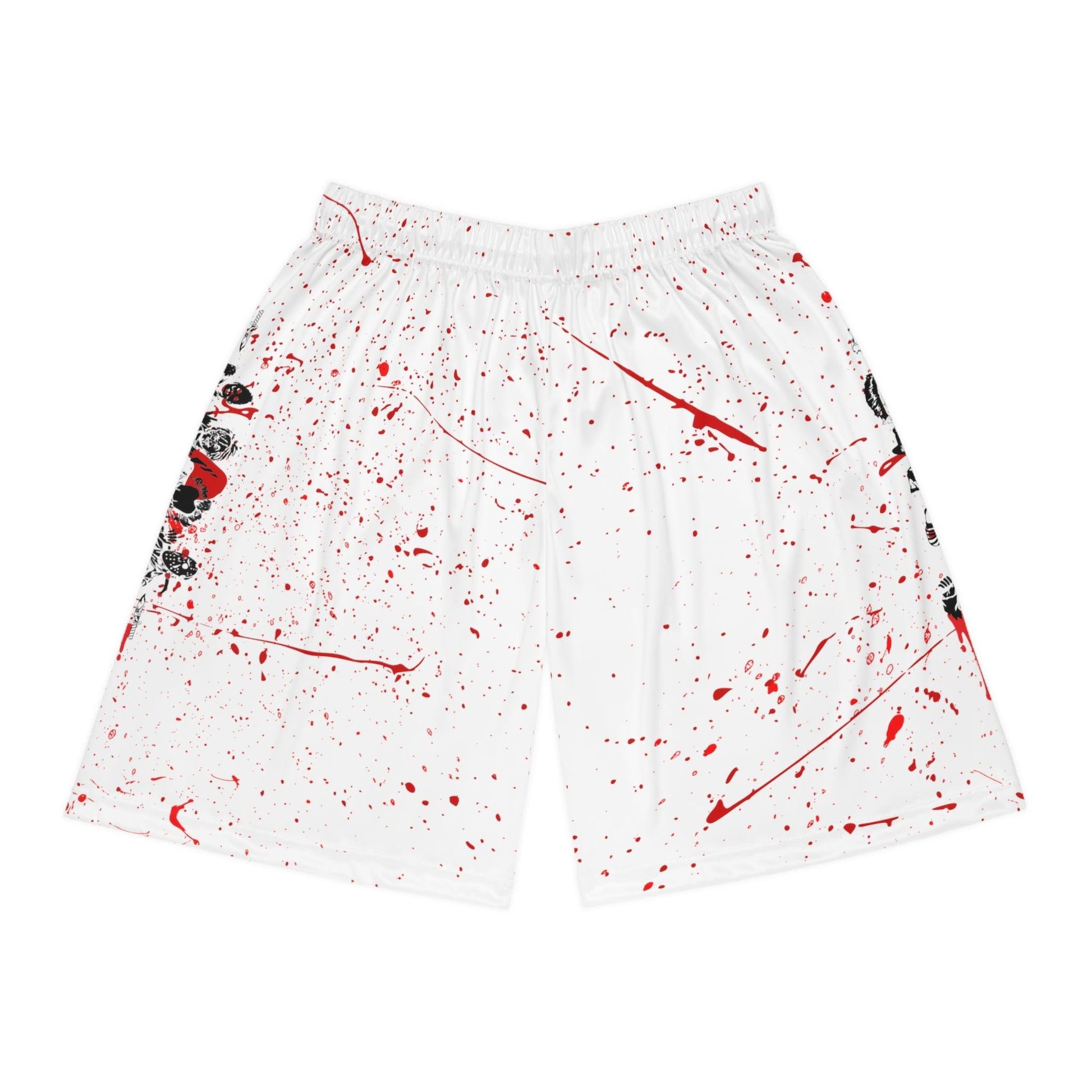 Crazed "Friends" Halloween Basketball Shorts (AOP) - ALL4THEGIFTOFIT