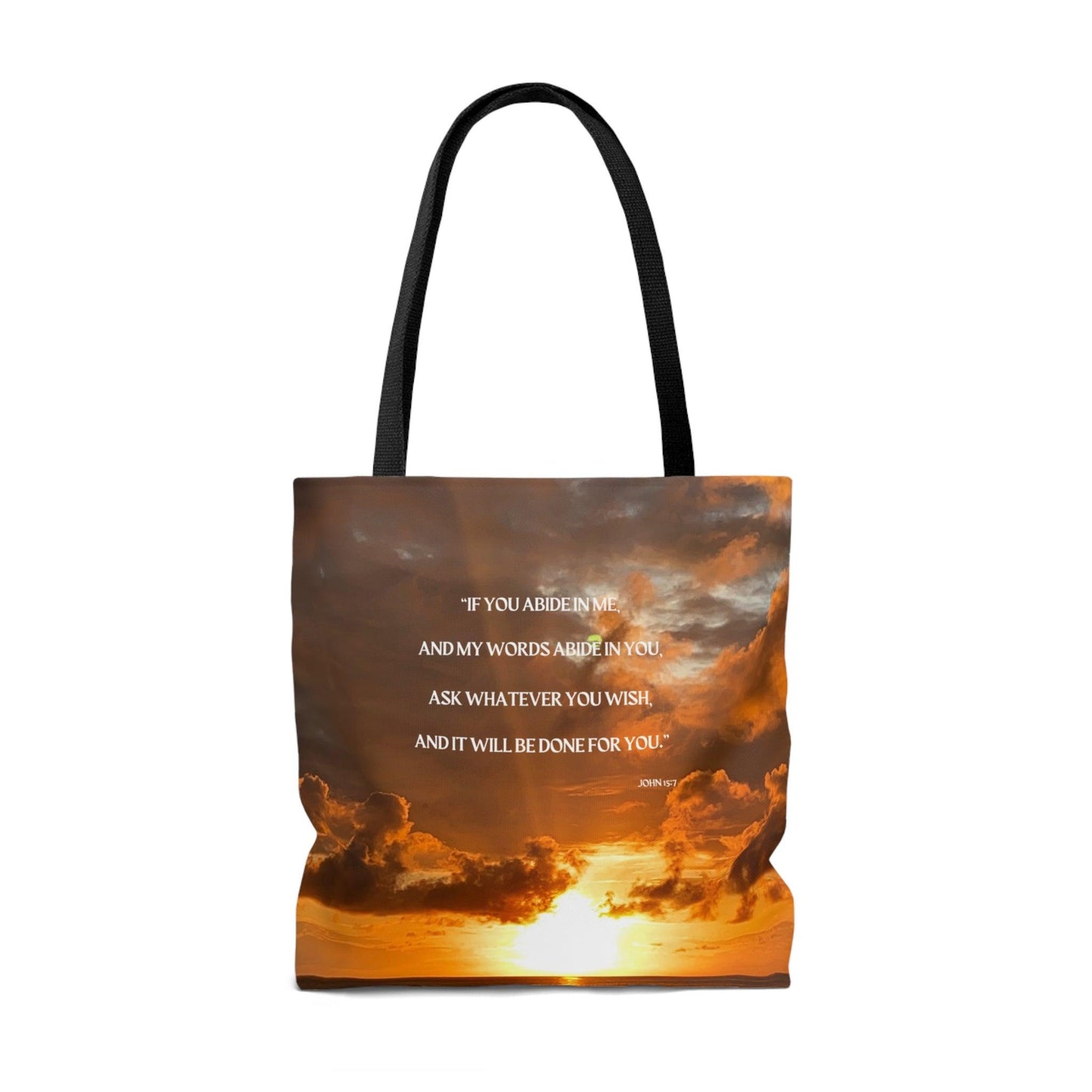 If You Abide In Me... Tote Bag (AOP) - ALL4THEGIFTOFIT