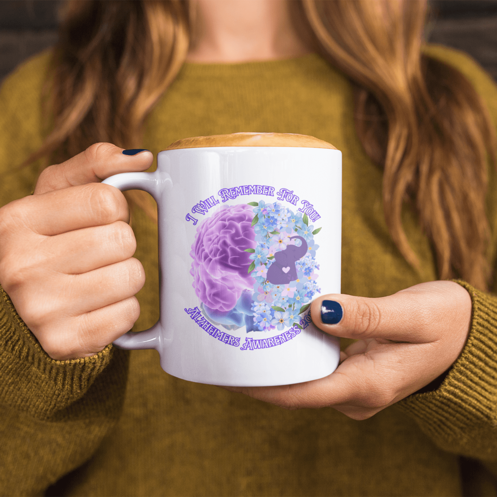 I Will Remember For You - Alzheimers Awareness Mug - ALL4THEGIFTOFIT