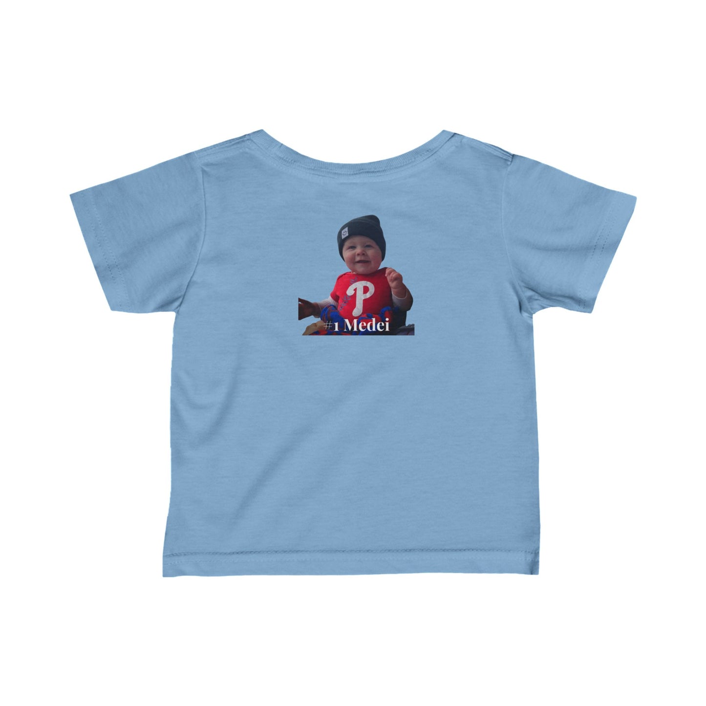 Hudson's First Birthday Picture Infant Tee