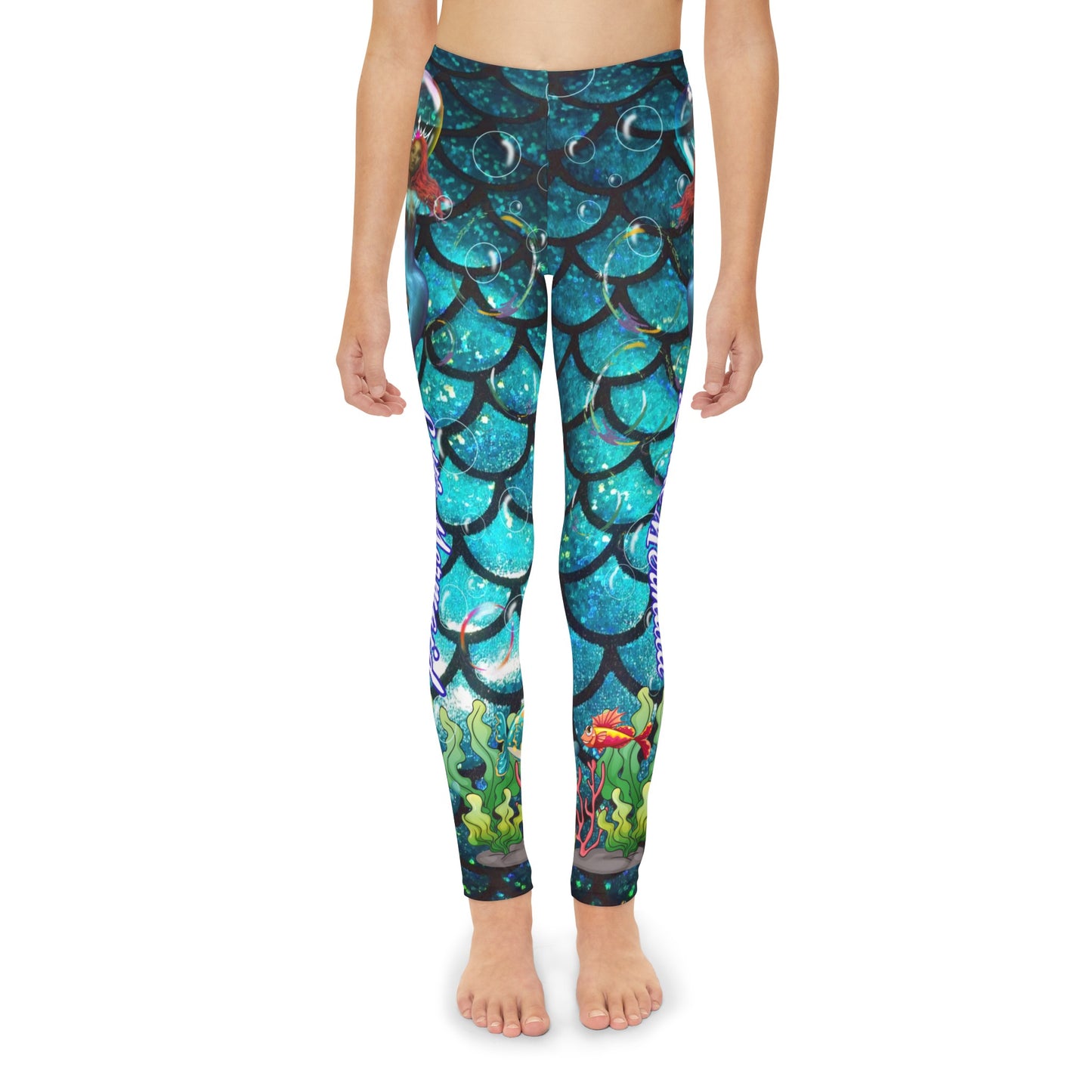 Little Mermaid - Youth Full-Length Leggings (AOP)