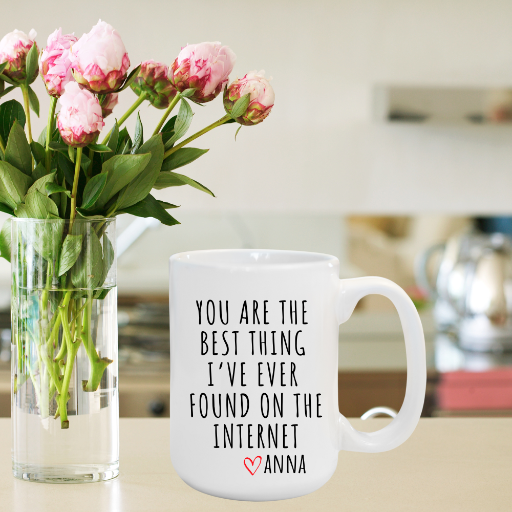 You Are The Best Thing Personalized Mug | Gift for Boyfriend, Husband, Girlfriend, Wife