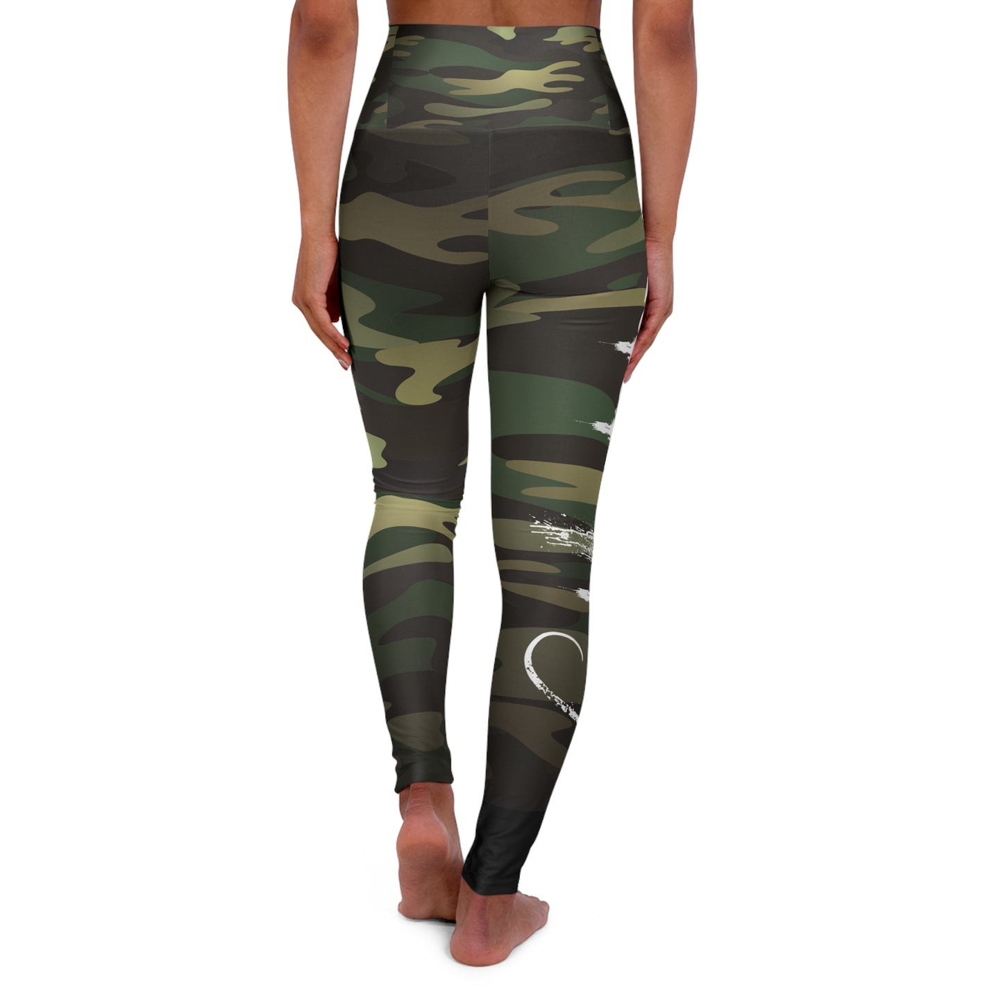 Ridin' Dirty High Waisted Yoga Leggings Cameo