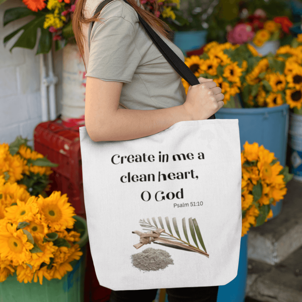 Create in Me.. White Tote Bag (AOP) - ALL4THEGIFTOFIT