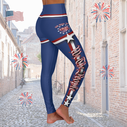 (TOP SELLER 🔥) God Bless the USA Leggings