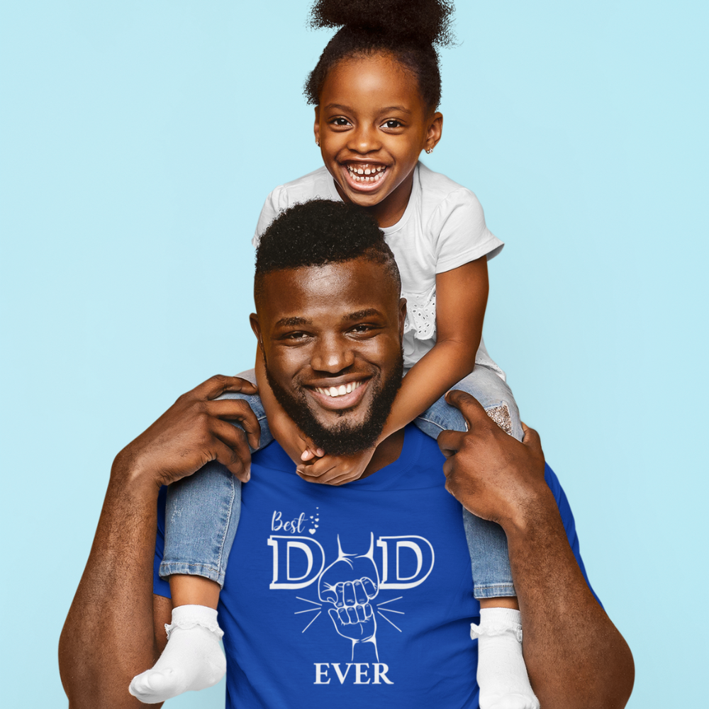 Best Dad Ever T-Shirt - White Design