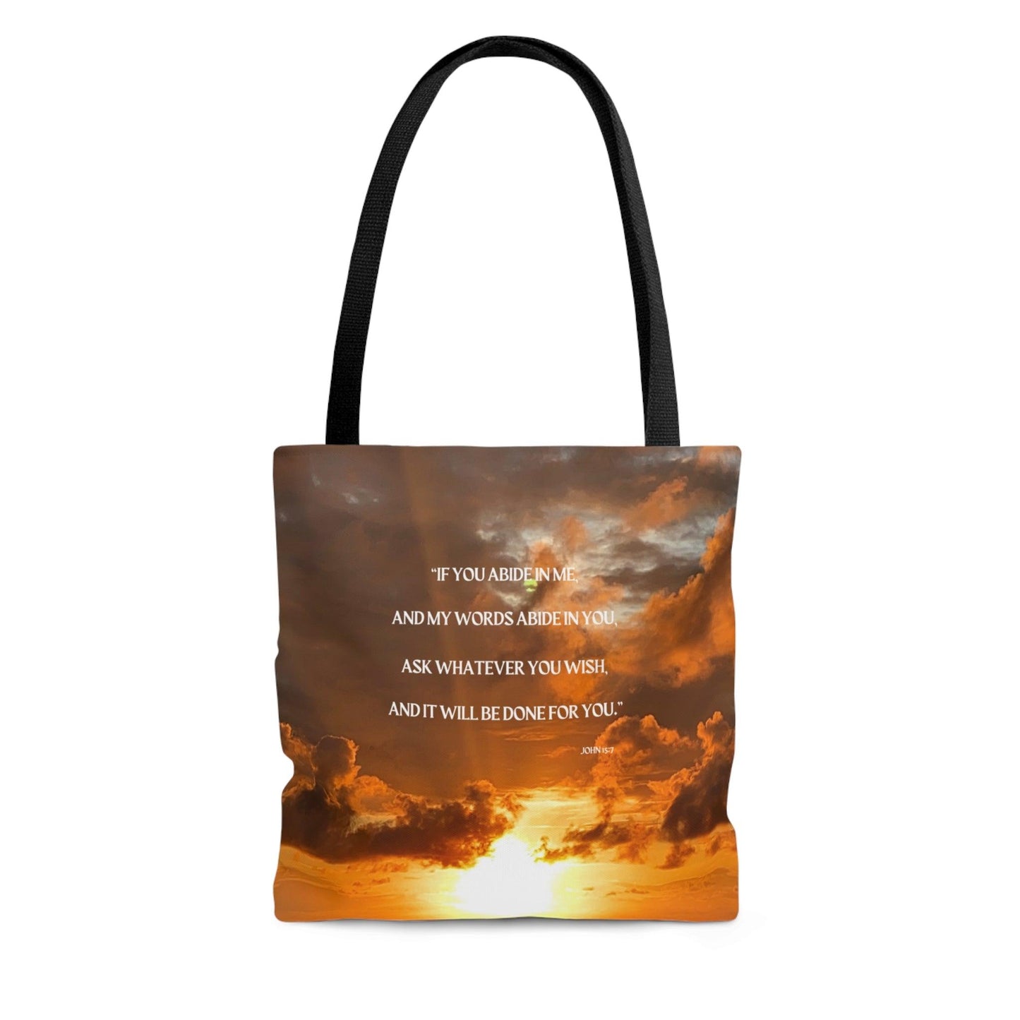 If You Abide In Me... Tote Bag (AOP) - ALL4THEGIFTOFIT