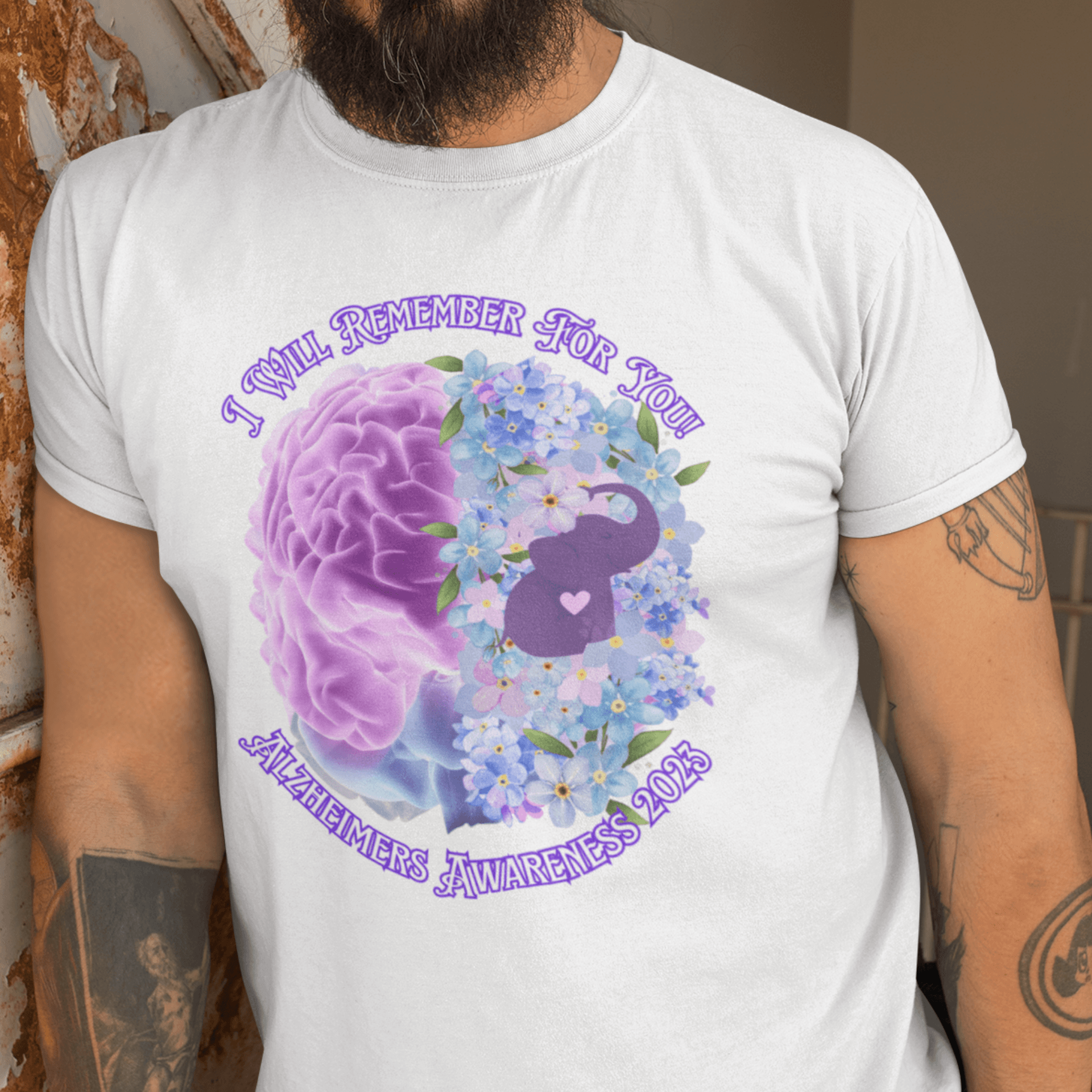 I Will Remember For You - Alzheimers Awareness T-Shirt - ALL4THEGIFTOFIT