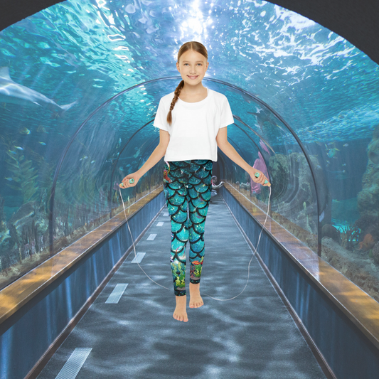 Little Mermaid - Youth Full-Length Leggings (AOP)