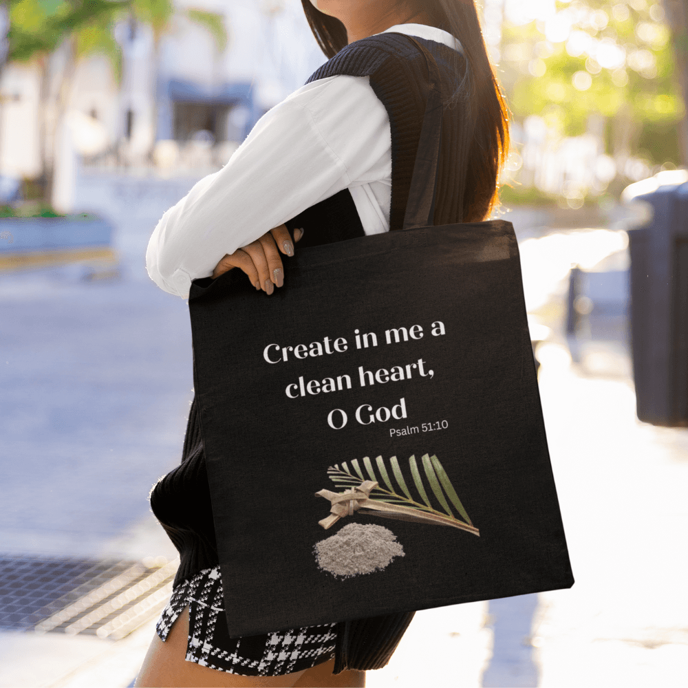 Create in Me.. Black Tote Bag (AOP) - ALL4THEGIFTOFIT