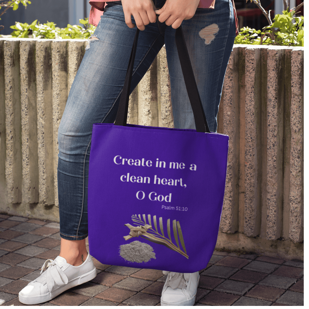 Create in Me.. Purple Tote Bag (AOP) - ALL4THEGIFTOFIT