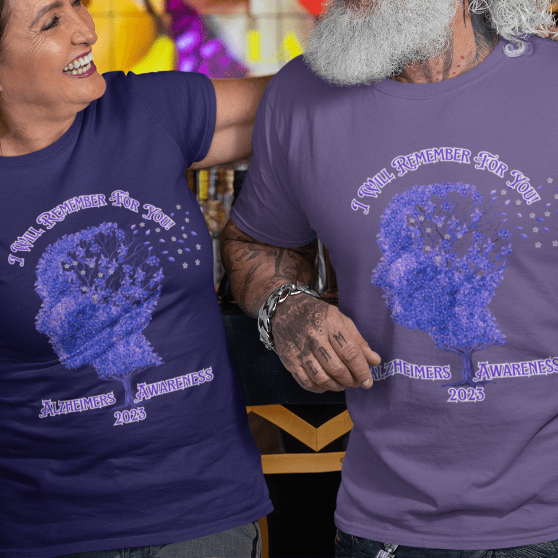 I Will Remember For You - Alzheimers Awareness T-Shirt - ALL4THEGIFTOFIT