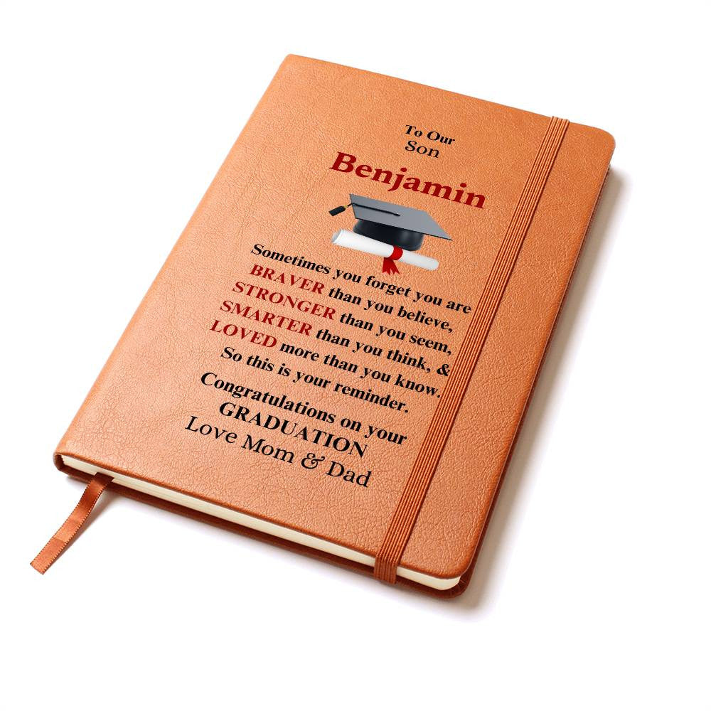 To Our...Personalized Graduation Graphic Leather Journal