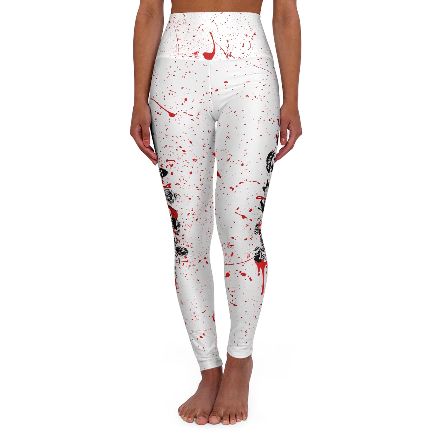 Halloween Crazed "Friends" High Waisted Yoga Leggings