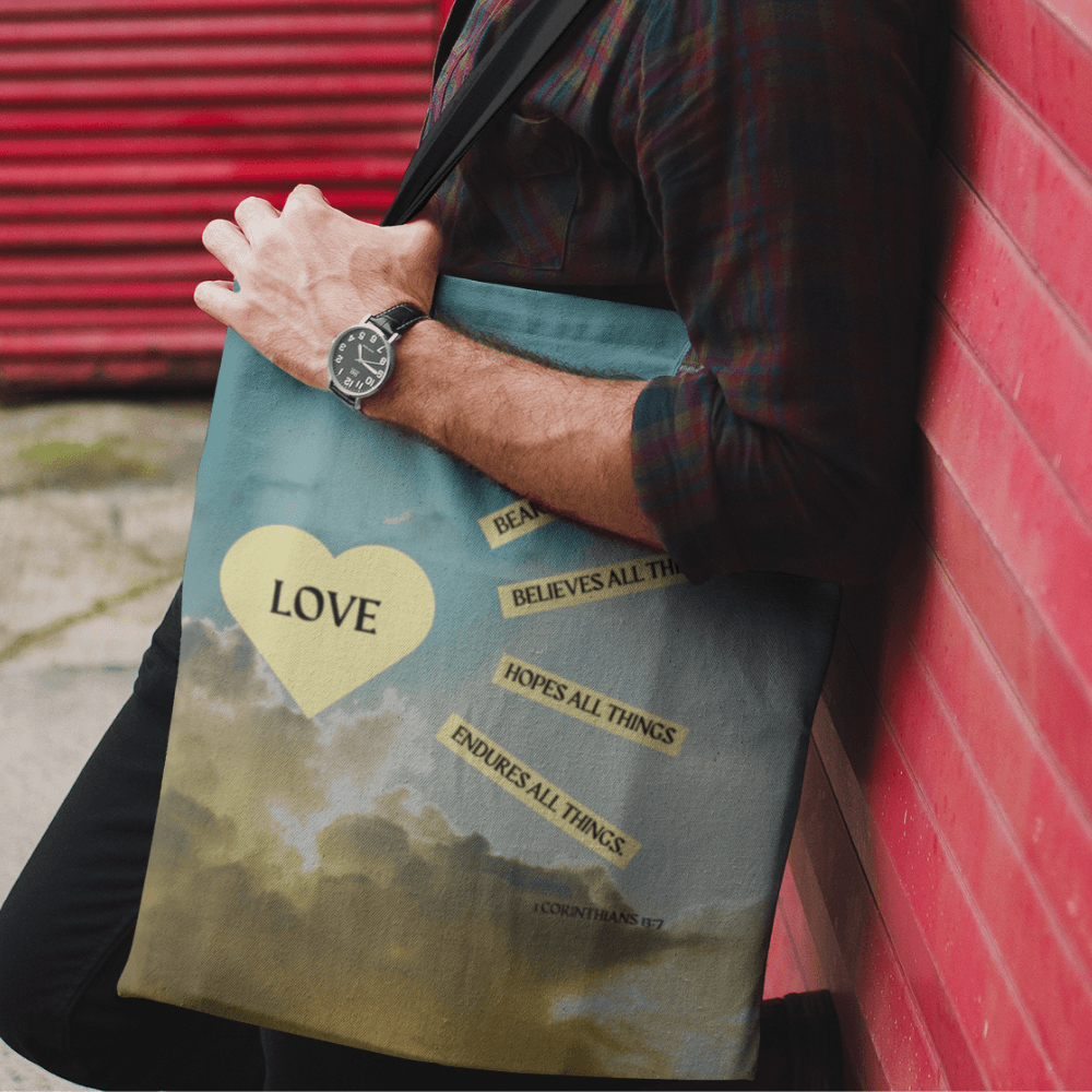 Love... Tote Bag (AOP) - ALL4THEGIFTOFIT