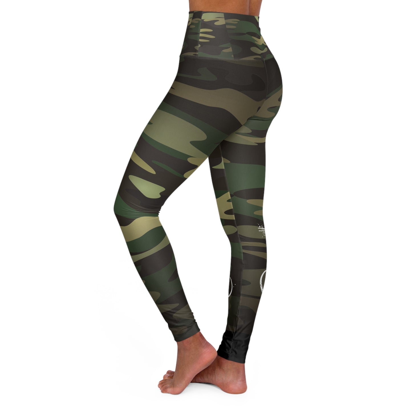 Ridin' Dirty High Waisted Yoga Leggings Cameo