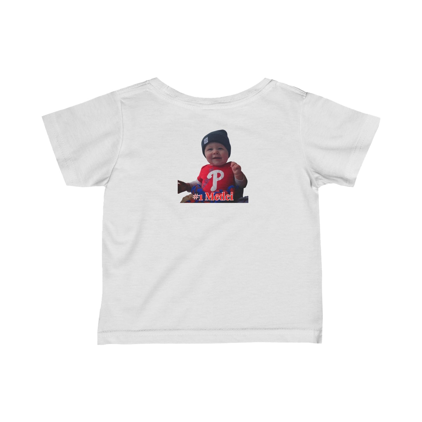 Hudson's First Birthday Picture Infant Tee