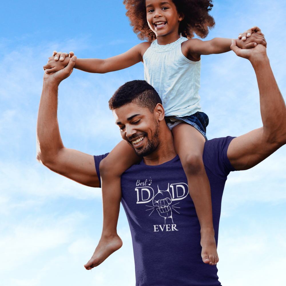 Best Dad Ever T-Shirt - White Design