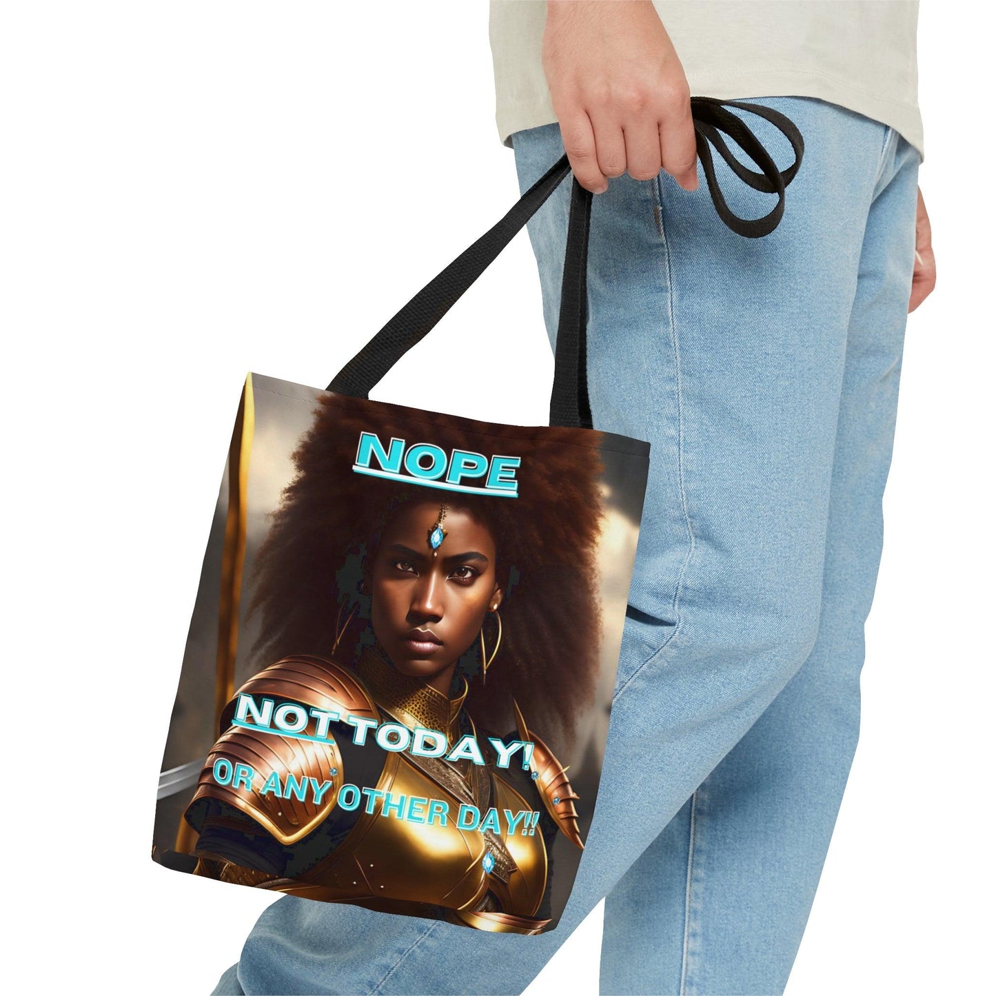 Nope Not Today... Tote Bag (AOP) - ALL4THEGIFTOFIT