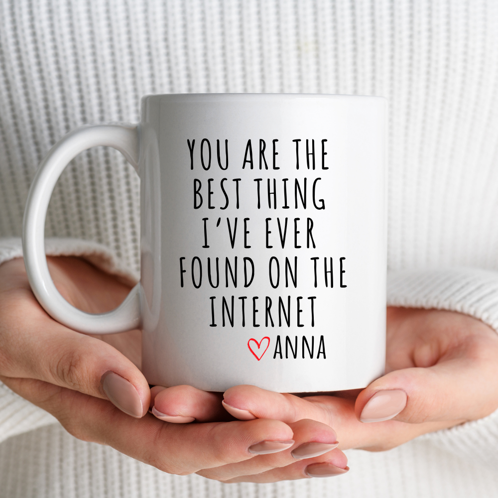 You Are The Best Thing Personalized Mug | Gift for Boyfriend, Husband, Girlfriend, Wife