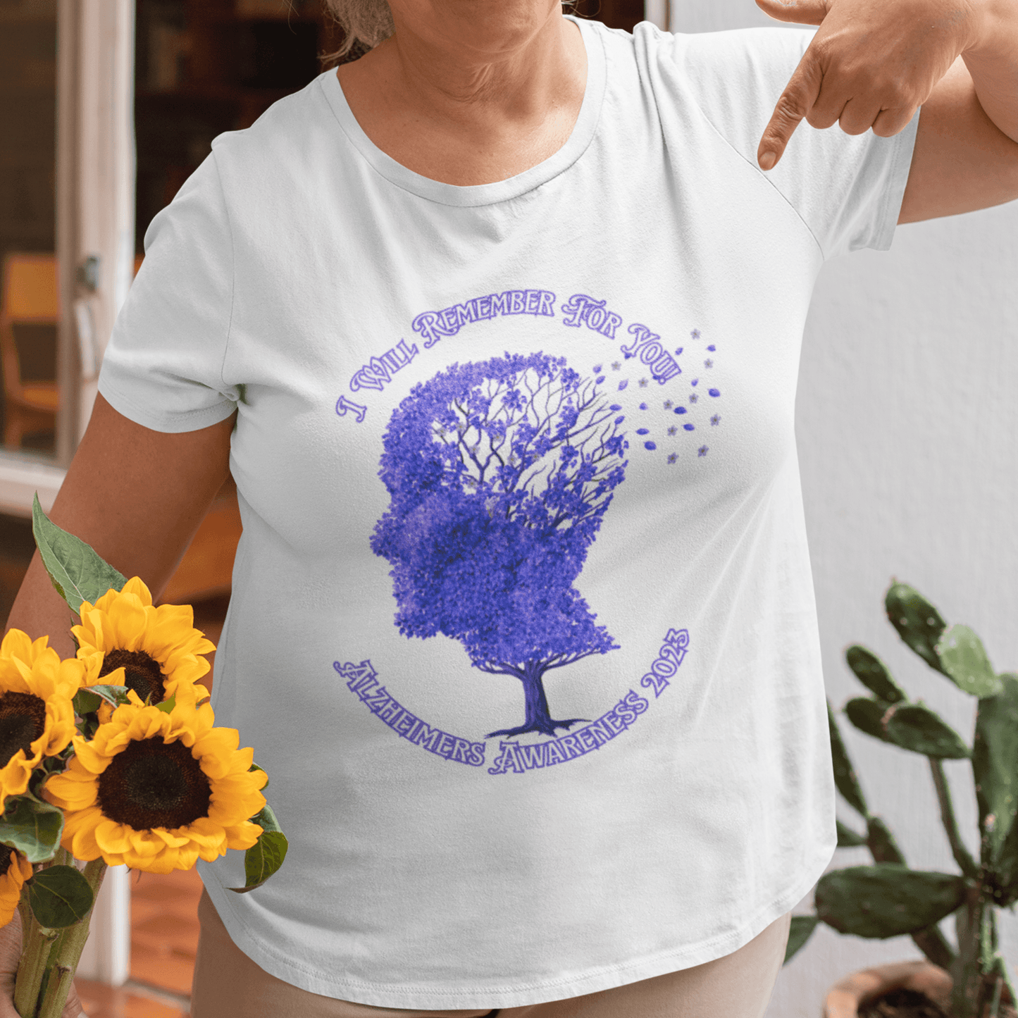 I Will Remember For You - Alzheimers Awareness T-Shirt - ALL4THEGIFTOFIT