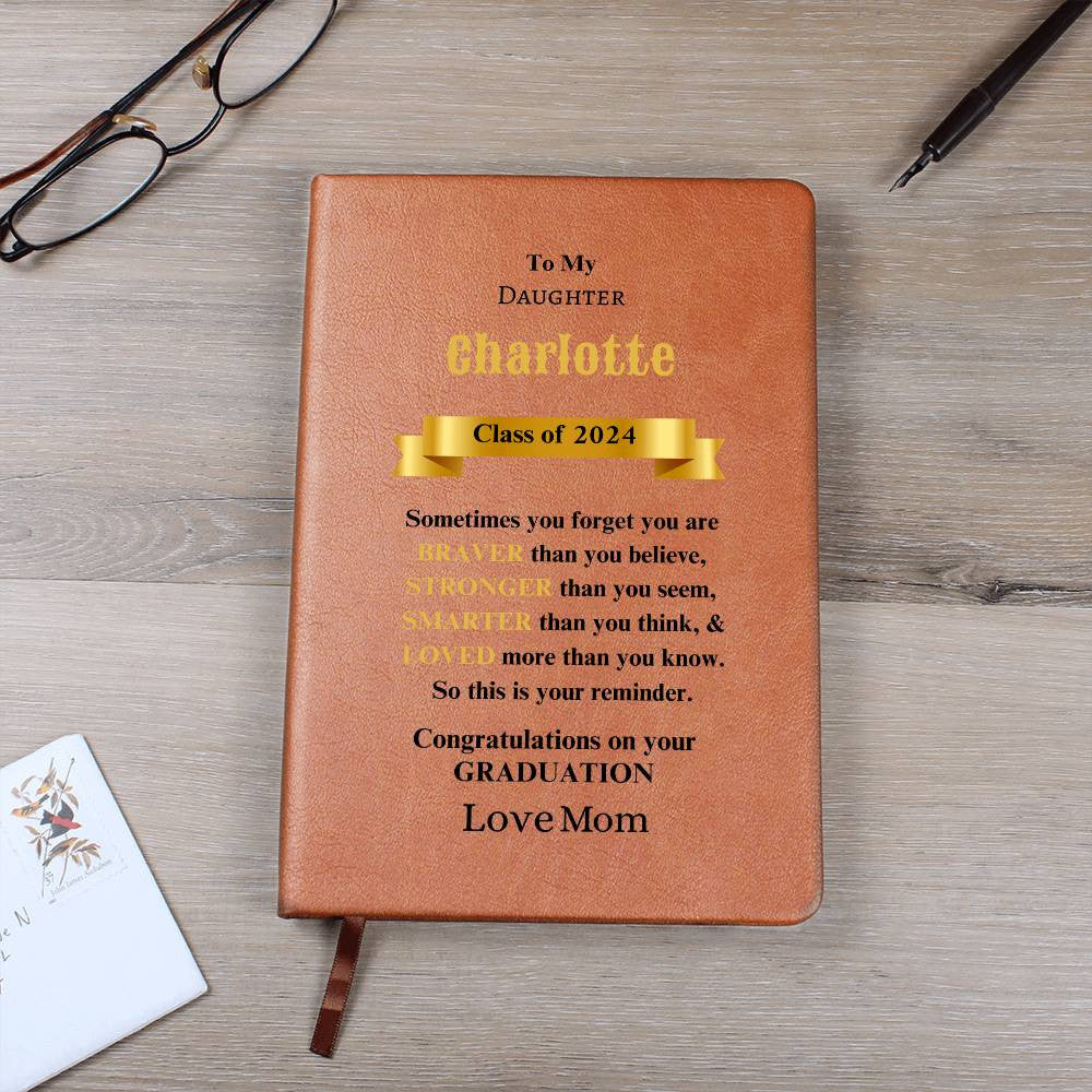 (TOP SELLER 🔥) Personalized Class of...Graduation Graphic Leather Journal