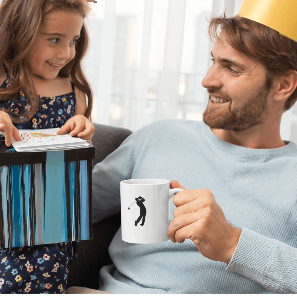 FORE! The Most Tee-Rrific Dad White Mug - ALL4THEGIFTOFIT