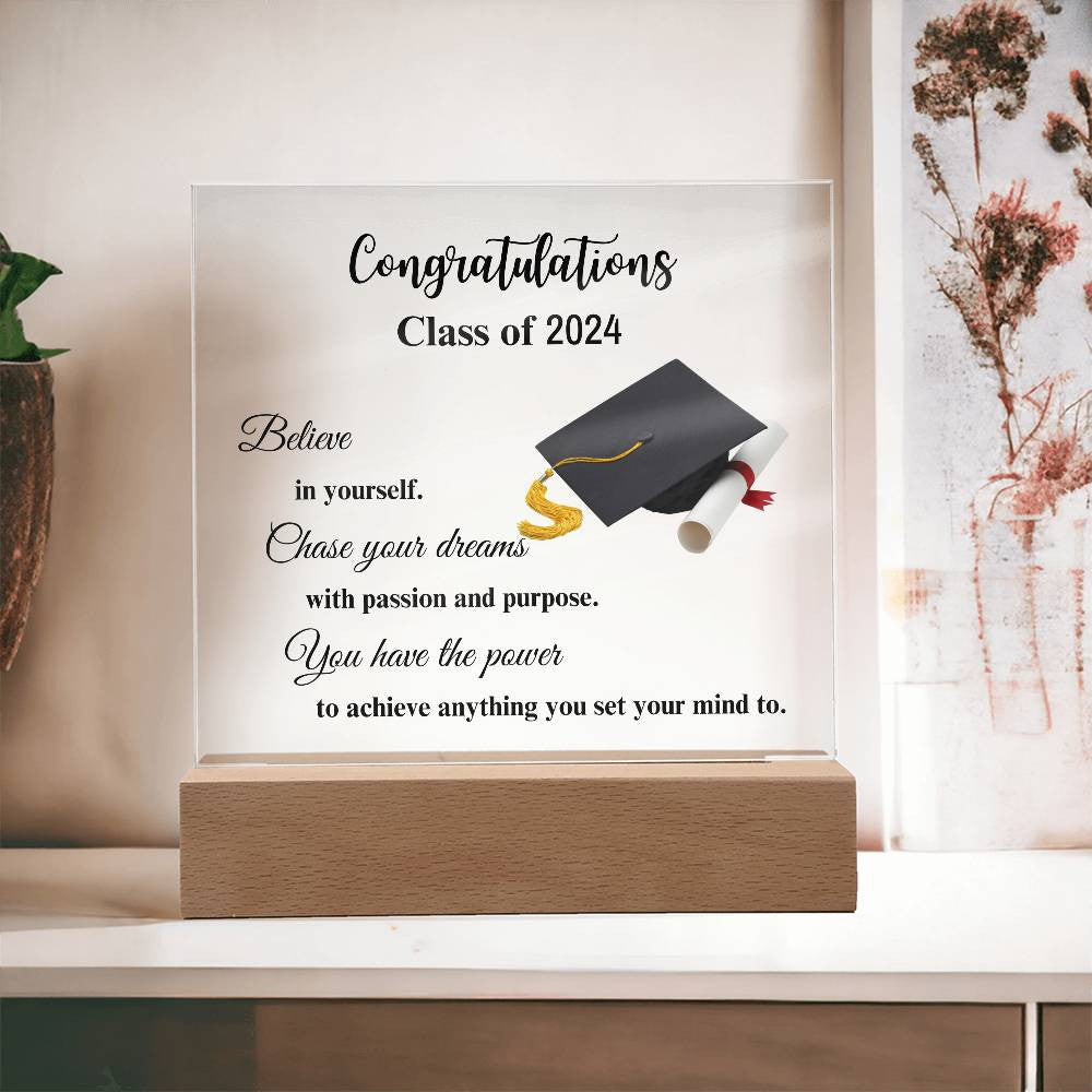 Congratulations Class of...Acrylic Square Plaque