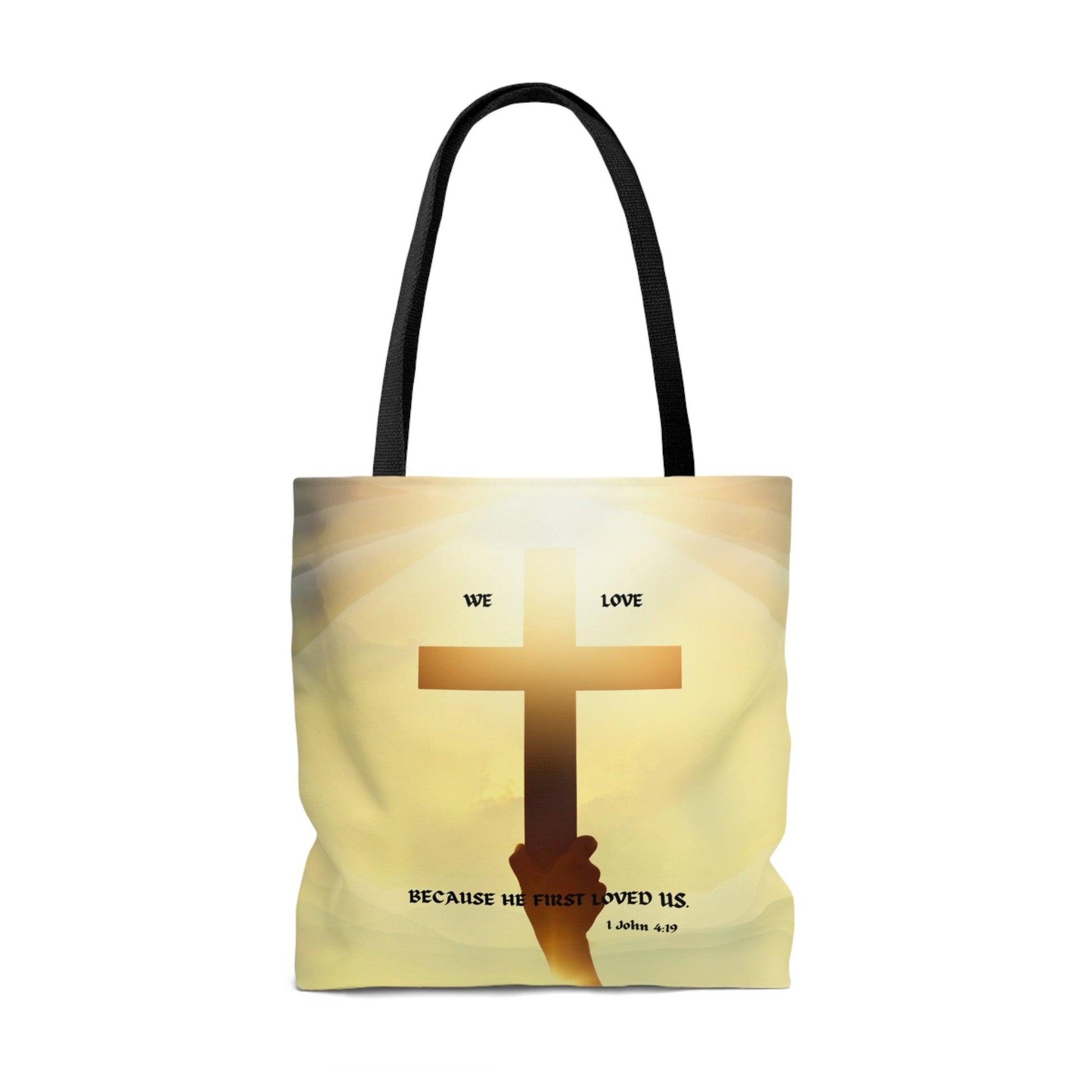 We Love... Tote Bag (AOP) - ALL4THEGIFTOFIT