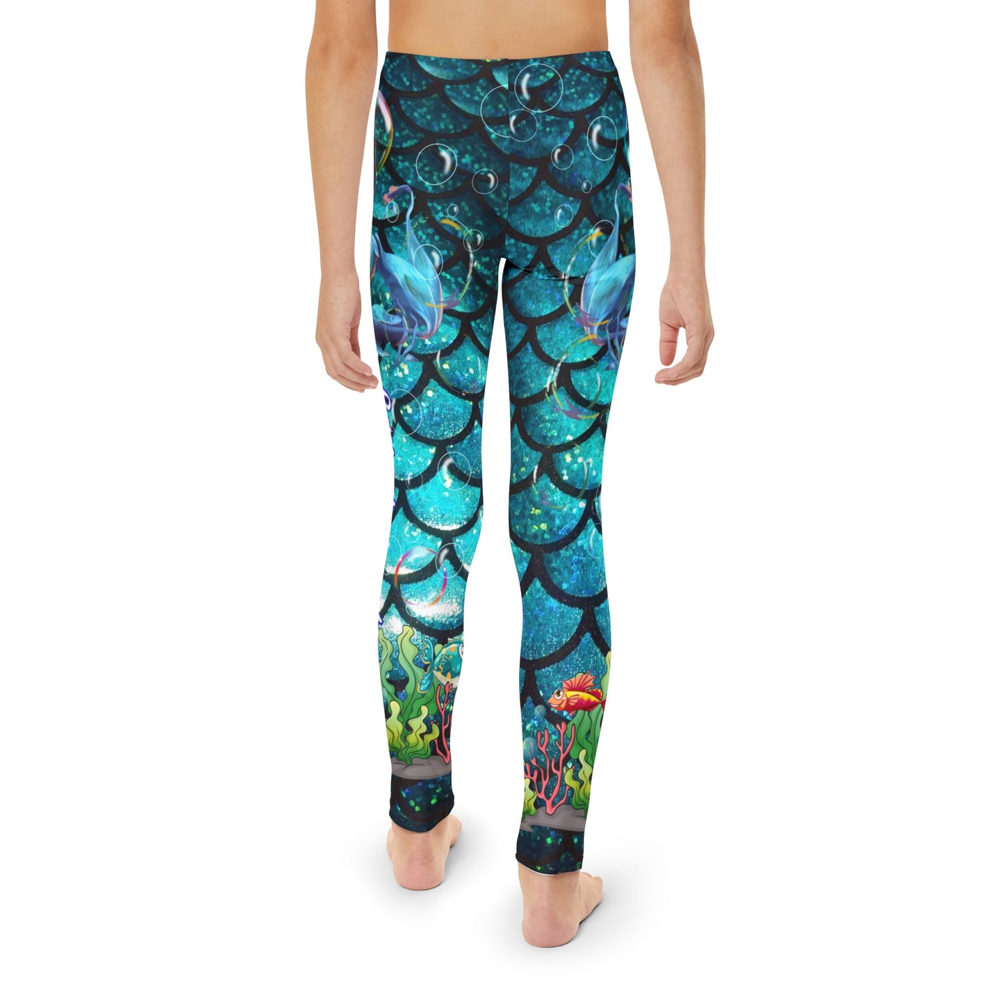 Little Mermaid - Youth Full-Length Leggings (AOP)