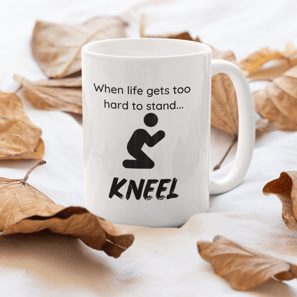 When Life Gets Too Hard White Glossy Mug - ALL4THEGIFTOFIT