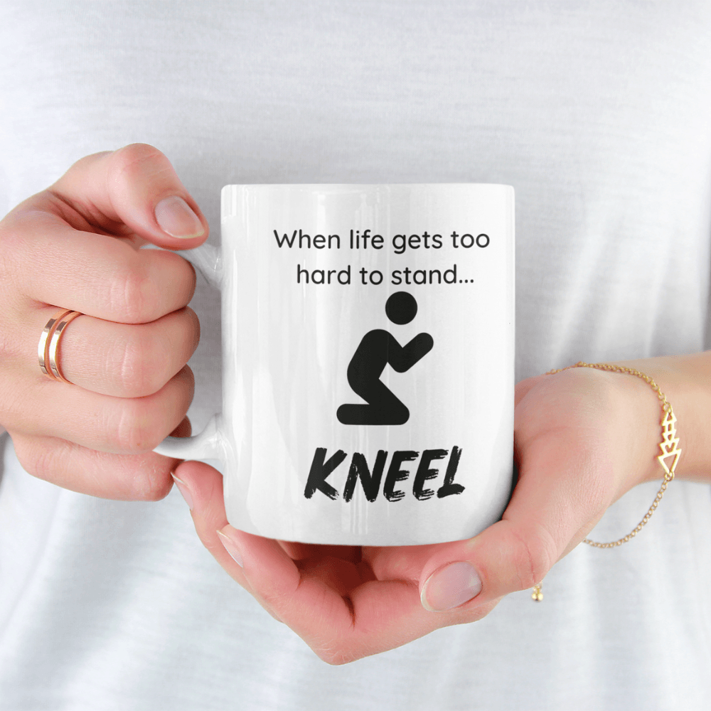 When Life Gets Too Hard White Glossy Mug - ALL4THEGIFTOFIT