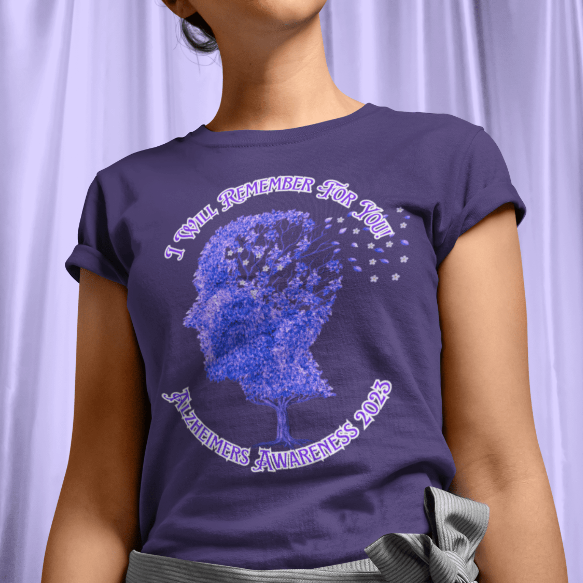 I Will Remember For You - Alzheimers Awareness T-Shirt - ALL4THEGIFTOFIT