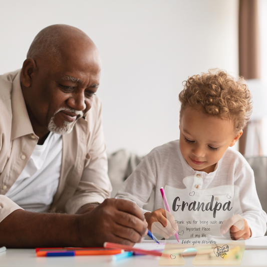 Grandpa Acrylic Puzzle Plaque