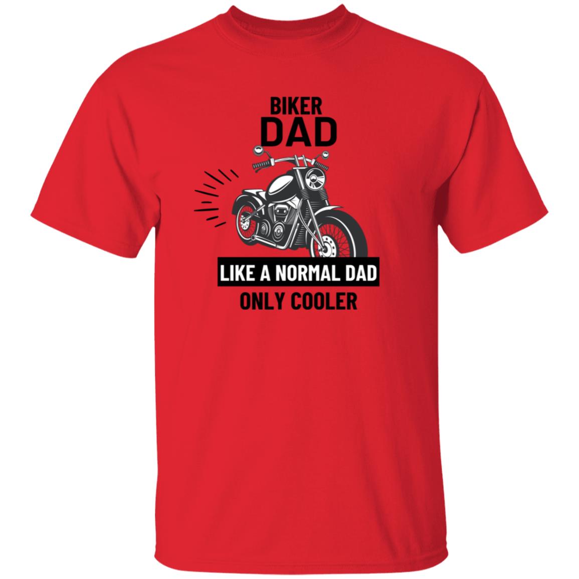 Biker Dad T-Shirt (Black Letters)