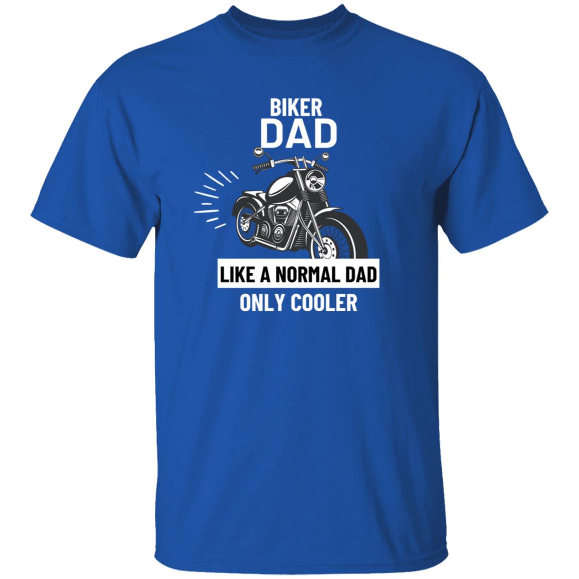 Biker Dad T-Shirt (White Letters)