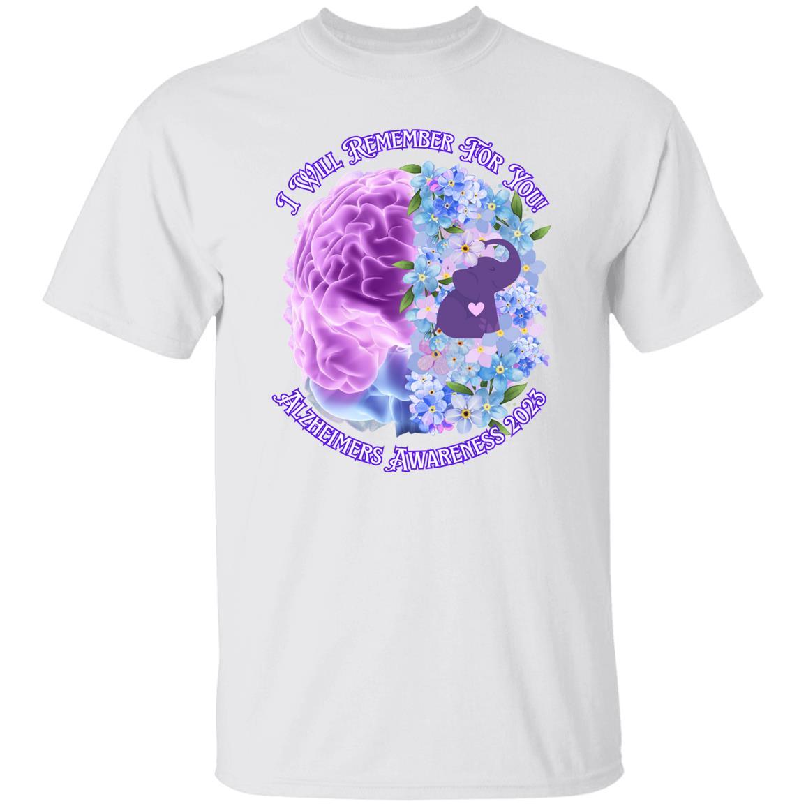 I Will Remember For You - Alzheimers Awareness T-Shirt - ALL4THEGIFTOFIT