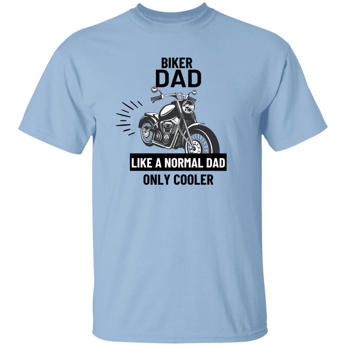 Biker Dad T-Shirt (Black Letters) - ALL4THEGIFTOFIT