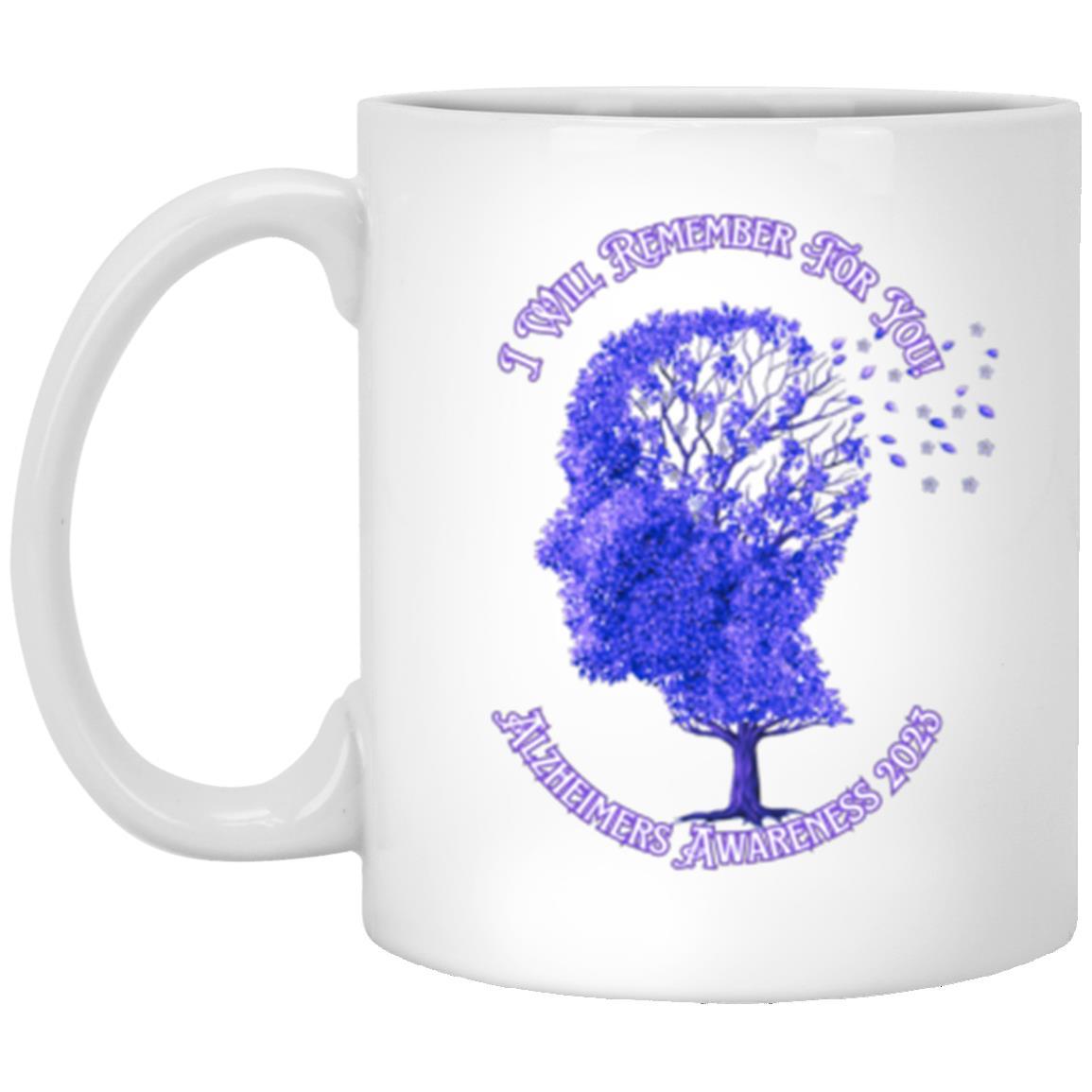 I Will Remember For You - Alzheimers Awareness Mug - ALL4THEGIFTOFIT