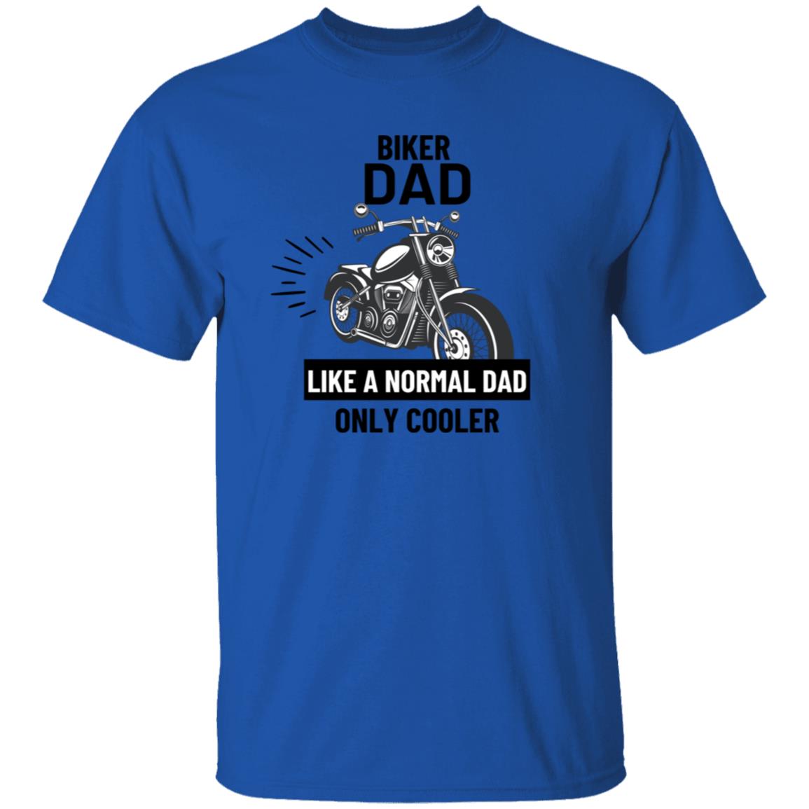 Biker Dad T-Shirt (Black Letters)