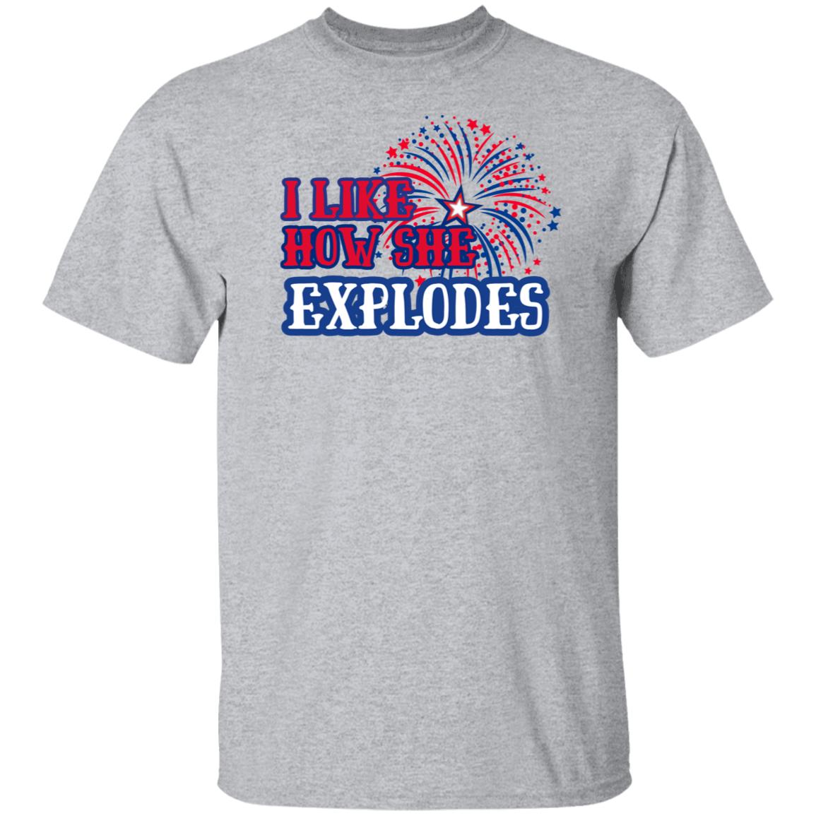 I Like How She Explodes T-Shirt 2