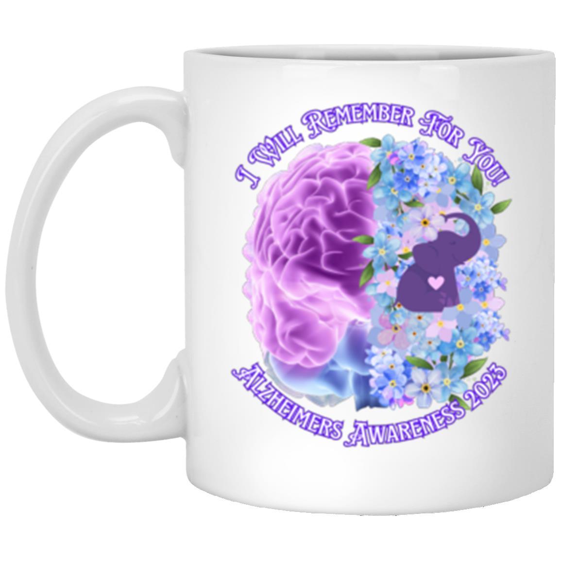 I Will Remember For You - Alzheimers Awareness Mug - ALL4THEGIFTOFIT