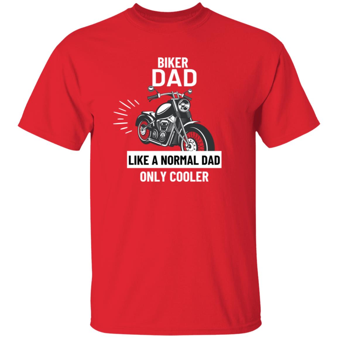 Biker Dad T-Shirt (White Letters)