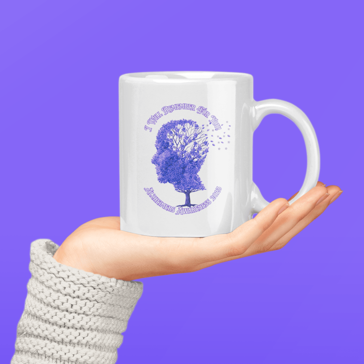 I Will Remember For You - Alzheimers Awareness Mug - ALL4THEGIFTOFIT