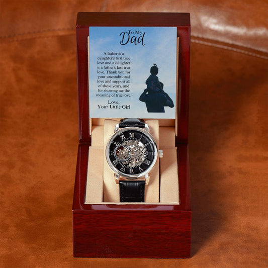 To My Dad Gift Watch | A Daughter's First True Love | Father's Day Gift - ALL4THEGIFTOFIT