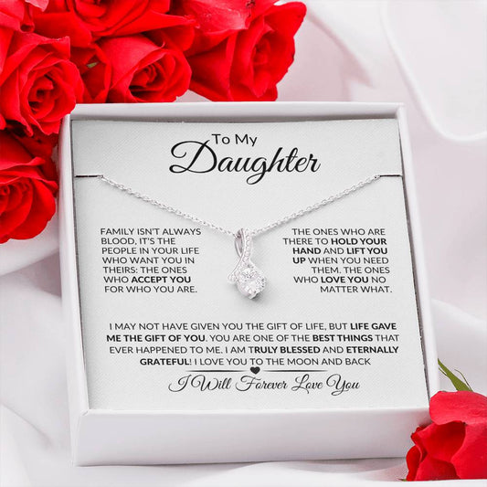 To My Daughter | I am Truly Blessed with You | Alluring Beauty Necklace