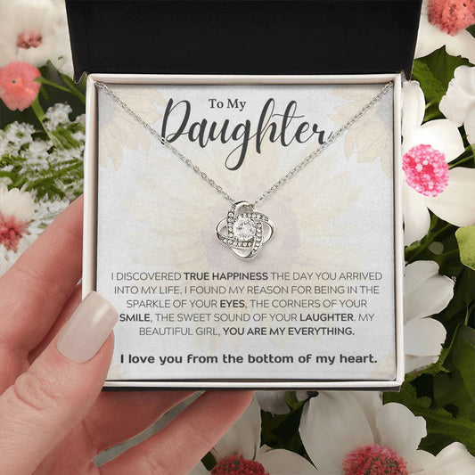 To My Daughter | My Reason for Being | Love Knot Necklace