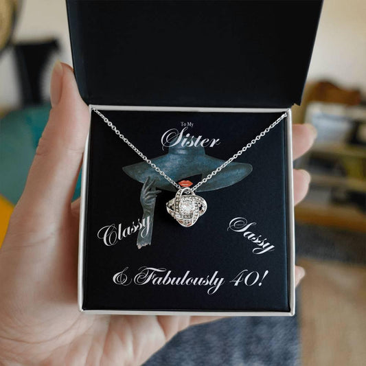 To My Sister | Fabulously 40 | Gift for 40th Birthday - ALL4THEGIFTOFIT